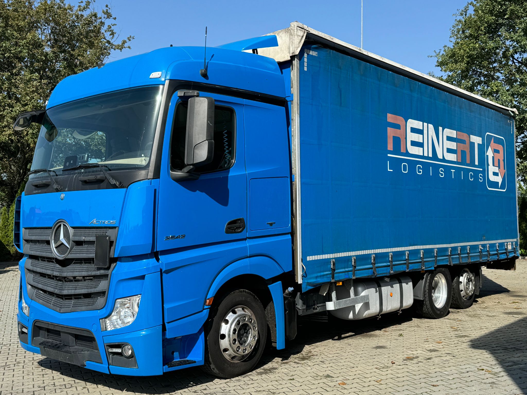 MB ACTROS 2542 6x2 EURO6 ZESTAW SKRZYNIA Z PLANDEKĄ JUMBO